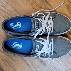 Womens Keds shoes, dark Grey, size 7.5